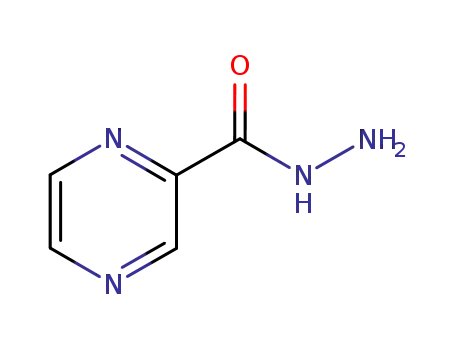 Molecular Structure of 768-05-8 (Pyrazinoic acid hydrazide)