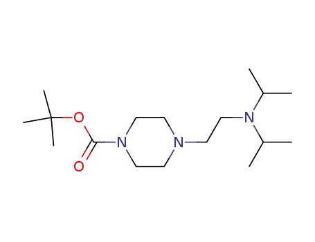 1-(tert-butoxycarbonyl)-4-(2-(diisopropyl)amino-ethyl)-piperazine