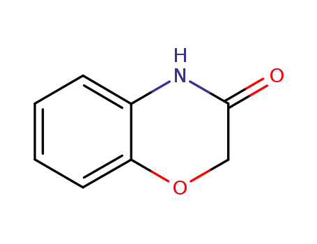 Molecular Structure of 5466-88-6 (2H-1,4-Benzoxazin-3(4H)-one)