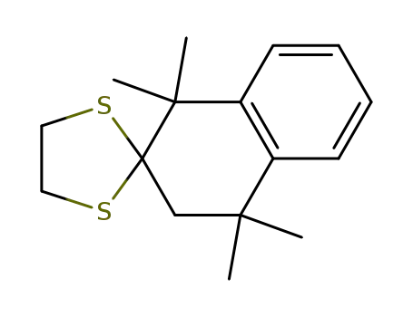 1,1,4,4-Tetramethyl-tetralon-(2)-aethylenthioketal