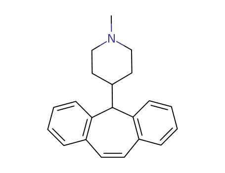 (+/-)-(5H)-1-methyl-4-(5H-dibenzocyclohepten-5-yl)piperidine
