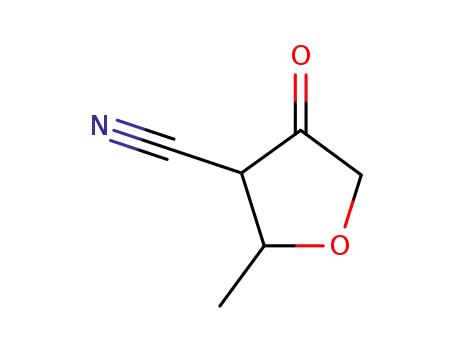 4-cyano-5-methyl-tetrahydrofuran-3-one
