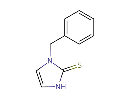 Molecular Structure of 23269-10-5 (1-BENZYL-1H-IMIDAZOLE-2-THIOL)