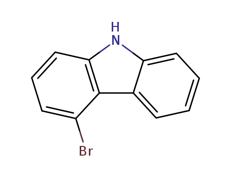 Molecular Structure of 3652-89-9 (4-BroMo-9H-carbazole)