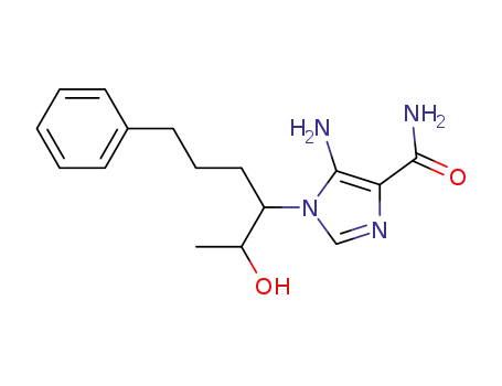 5-amino-1-[1-(1-hydroxyethyl)-4-phenylbutyl]-1H-imidazole-4-carboxamide