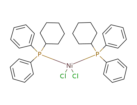 Molecular Structure of 34090-21-6 (Nickel, dichlorobis(cyclohexyldiphenylphosphine)-)