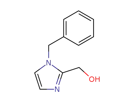 Molecular Structure of 5376-10-3 ((1-BENZYL-1H-IMIDAZOL-2-YL)METHANOL)