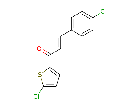 3-(4-CHLOROPHENYL)-1-(5-CHLORO-2-THIENYL)PROP-2-EN-1-ONE