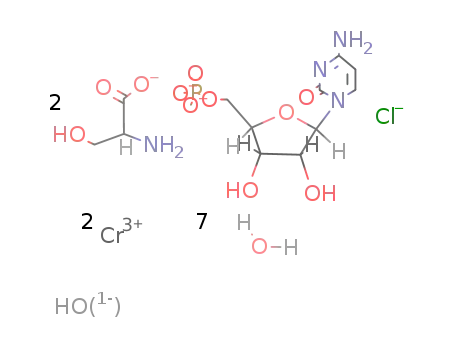 (chromium(III))2(L-ser)2(5'-CMP)(OH)Cl*7H2O