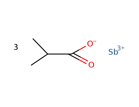 Sb(3+)*3(CH3)2CHCO2(1-)=Sb(O2CCH(CH3)2)3