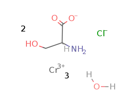chromium(III)(L-ser)2(H2O)2Cl*H2O