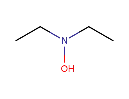 Molecular Structure of 3710-84-7 (N,N-Diethylhydroxylamine)