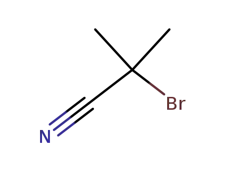 Molecular Structure of 41658-69-9 (Propanenitrile, 2-bromo-2-methyl-)