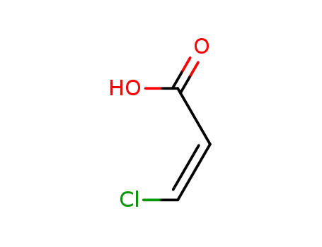 Molecular Structure of 1609-93-4 (CIS-3-CHLOROACRYLIC ACID)