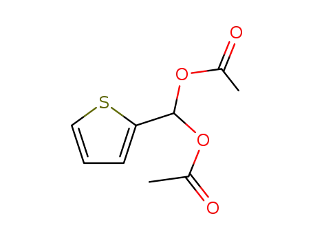 Molecular Structure of 63011-97-2 ((ACETYLOXY)(2-THIENYL)METHYL ACETATE)