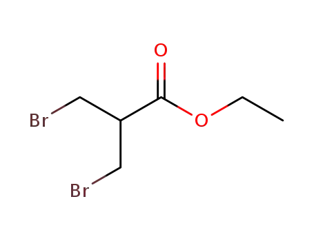 Molecular Structure of 58539-11-0 (Ethyl 3-bromo-2-(bromomethyl)propionate)