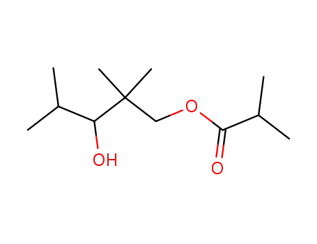 Molecular Structure of 77-68-9 (2,2,4-Trimethyl-1,3-pentanediol monoisobutyrate)
