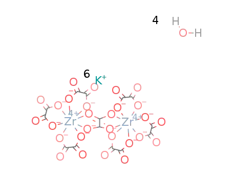 K6[(Zr(C2O4)3)2(μ-C2O4)] * 4 H2O