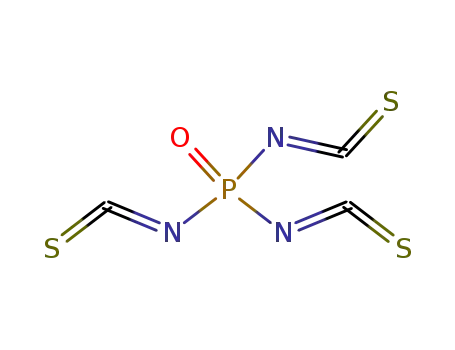 Molecular Structure of 1858-25-9 (phosphoric triisothiocyanate)