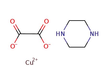 (piperazine)copper(II) oxalate