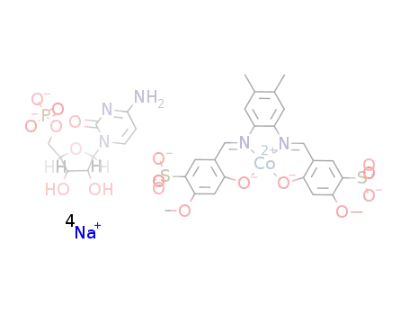 disodium[(bis(4-methoxy-5-sulfosalicylaldehyde)-4,5-dimethyl-o-phenylenediiminato)cobalt(II)]*cytidine-5'-monophosphate disodium salt
