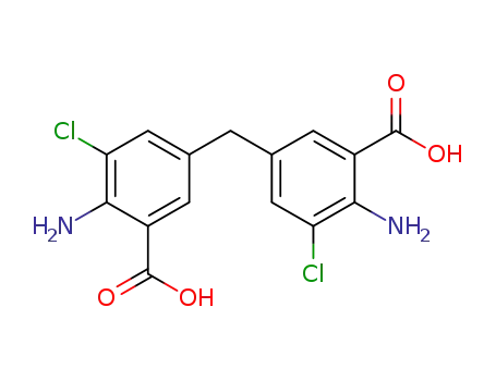 5,5'-methylenebis(2-amino-3-chlorobenzoic acid)