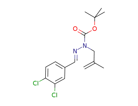 tert-butyl 2-(3,4-dichlorobenzylidene)-1-(2-methylallyl)hydrazinecarboxylate