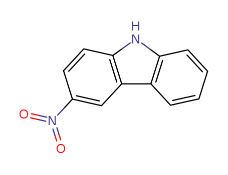 Molecular Structure of 3077-85-8 (3-nitrocarbazole)