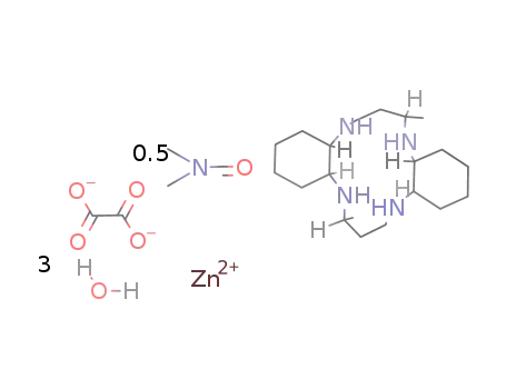 (3,14-dimethyl-2,6,13,17-tetraazatricyclo[14,4,0(1.18),0(7.12)]docosane)copper(II)(μoxalate)zinc(II) trihydrate semidimethylsulfoxide