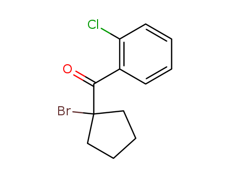 6740-86-9,1-bromocyclopentyl-o-chlorophenyl ketone,Ketone,1-bromocyclopentyl o-chlorophenyl (7CI,8CI); 1-Bromocyclopentyl 2-chlorophenylketone; 1-Bromocyclopentyl o-chlorophenyl ketone