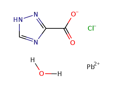 [Pb(3-carboxylic acid-4H-1,2,4-triazole(-H))(μ2-Cl)(H2O)](n)