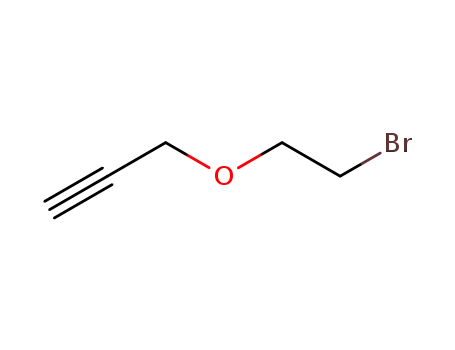 Molecular Structure of 18668-74-1 (2-Bromoethyl(2-propynyl) ether)
