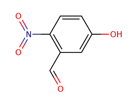 Molecular Structure of 42454-06-8 (5-Hydroxy-2-nitrobenzaldehyde)