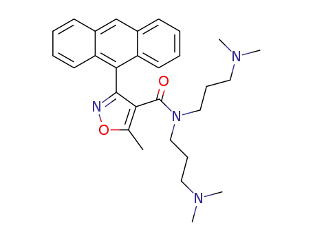3-(9-anthracenyl)-N,N-bis[3-(N,N-dimethylamino)propyl]-5-methyl-4-isoxazolecarboxamide