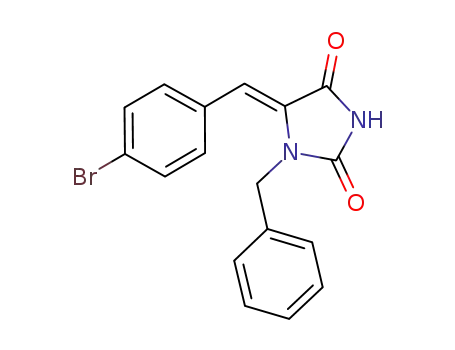 (Z)-1-benzyl-5-(4-bromobenzylidene)imidazolidine-2,4-dione