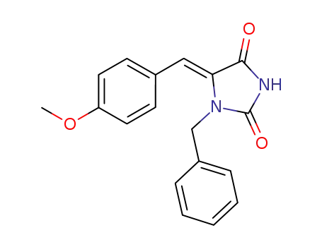 (Z)-1-benzyl-5-(4-methoxybenzylidene)imidazolidine-2,4-dione