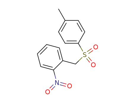 Molecular Structure of 61081-33-2 (Benzene, 1-[[(4-methylphenyl)sulfonyl]methyl]-2-nitro-)