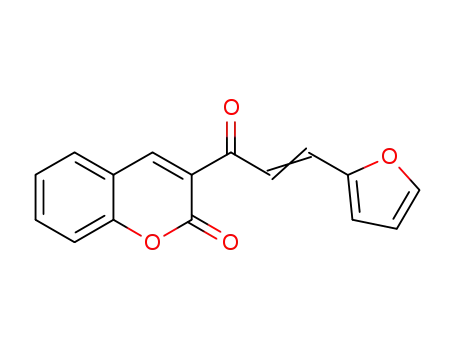 1-(3'-coumarinyl)-3-(2''-furyl)-2-propen-1-one