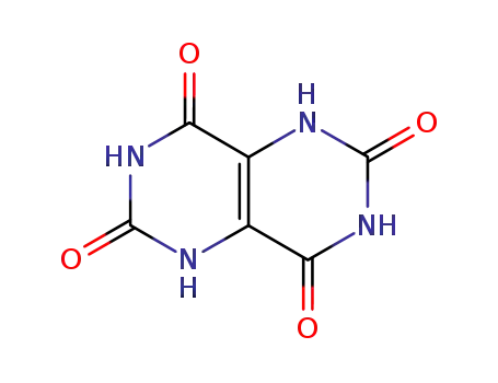 Molecular Structure of 6713-54-8 (2,4,6,8-Tetrahydroxy-Pyrimido-(5,4D)Pyrimidine)