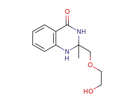 2-[(2-hydroxyethoxy)methyl]-2-methyl-1,2,3,4-tetrahydro-4-quinazolinone