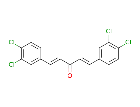 1,4-Pentadien-3-one,1,5-bis(3,4-dichlorophenyl)-, (E,E)- (8CI,9CI) cas  30983-80-3
