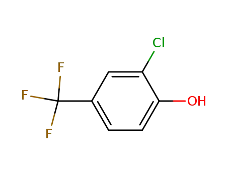 Molecular Structure of 35852-58-5 (3-Chloro-4-hydroxybenzotrifluoride)