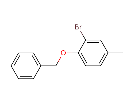Molecular Structure of 2830-53-7 (1-(BENZYLOXY)-2-BROMO-4-METHYLBENZENE)