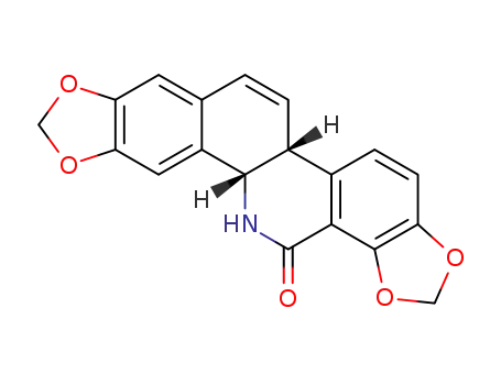 7,8-methylenedioxy-13,14-cis-dihydrobenzodioxolebenzo[c]phenanthridin-6-one