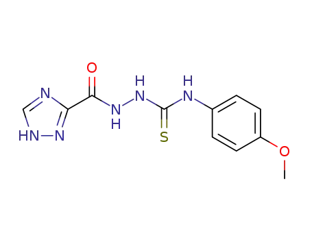 4-(4-methoxyphenyl)-1-(1,2,4-triazol-3-yl-carbonyl)-thiosemicarbazide