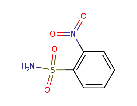 Molecular Structure of 5455-59-4 (2-Nitrobenzenesulfonamide)