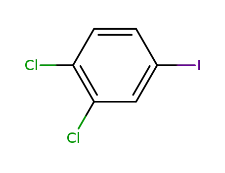 Molecular Structure of 20555-91-3 (3,4-Dichloroiodobenzene)