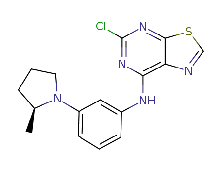 (S)-5-chloro-N-(3-(2-methylpyrrolidin-1-yl)phenyl)thiazolo[5,4-d]pyrimidin-7-amine