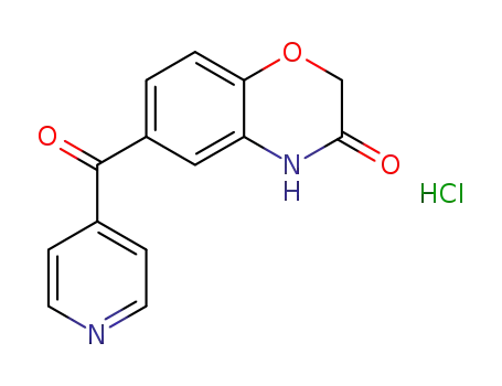 6-(1-pyridin-4-ylmethanoyl)-4H-benzo[1,4]oxazine-3-one hydrochloride