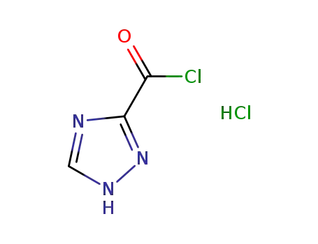 chloroanhydride of 1H-1,2,4-triazole-3-carboxylic acid hydrochloride